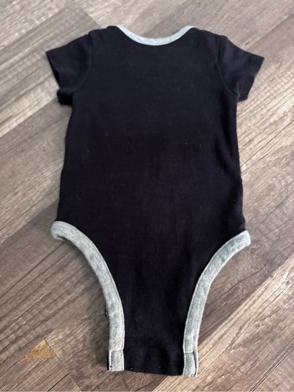 Jordan Black One-Piece with Gray Trim and Pink Jumpman - Picture 3 of 4